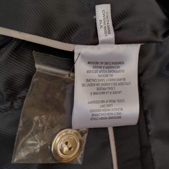 Calvin Klein Women's Black Trench Coat - Picture 2 of 12